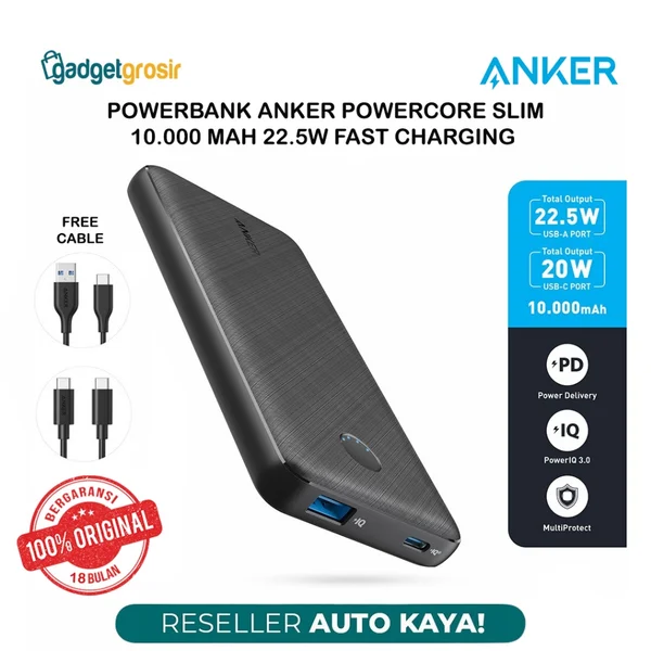 Anker PowerCore Slim 10000 PD 20W A1245