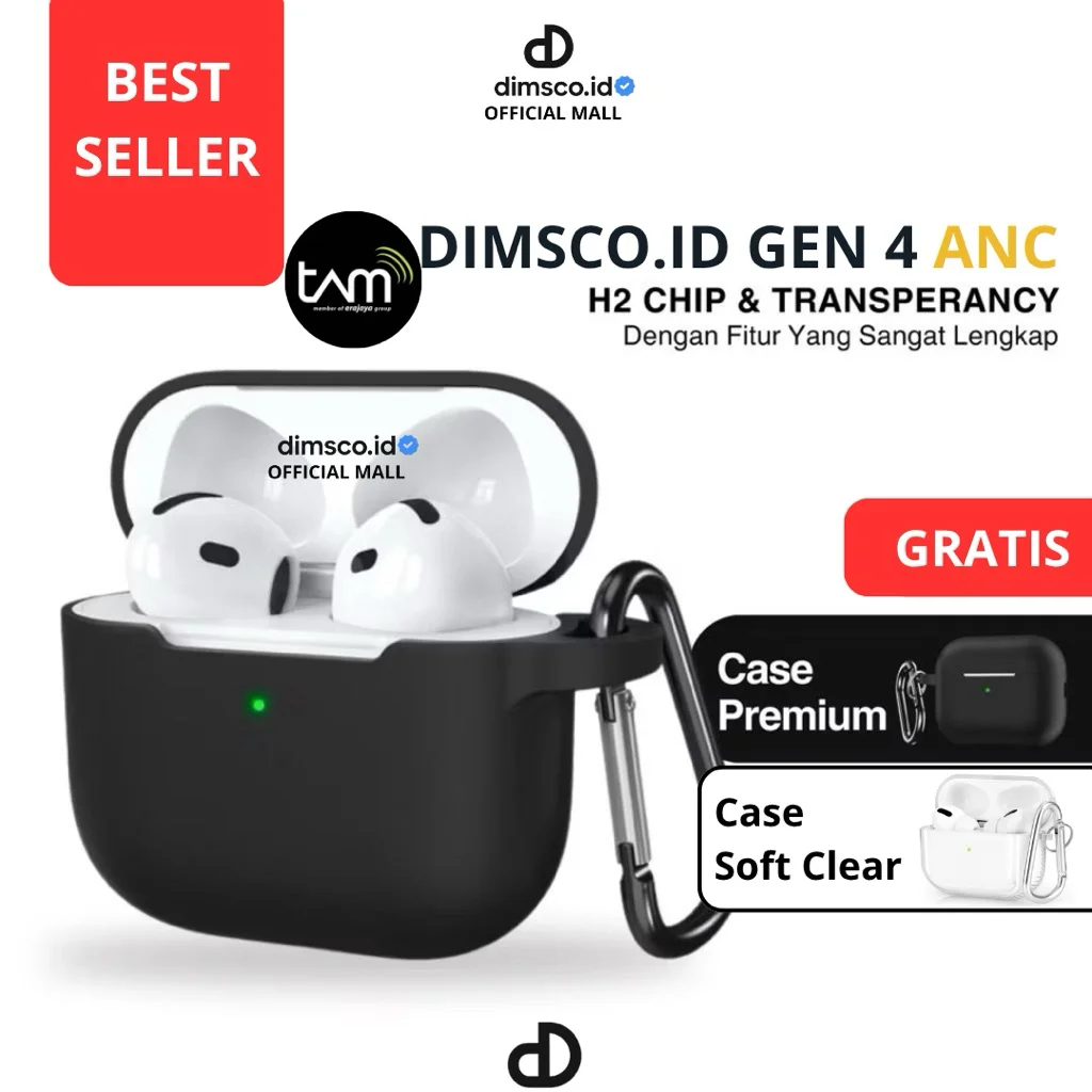 [GARANSI TWS BLUETOOTH GEN 4 GENERATION 2024 WIRELESS